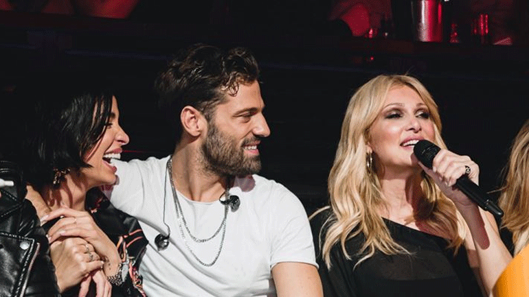 Η Νατάσα Θεοδωρίδου και η Ελένη Φουρέιρα διασκέδασαν στον Κωνσταντίνο Αργυρό