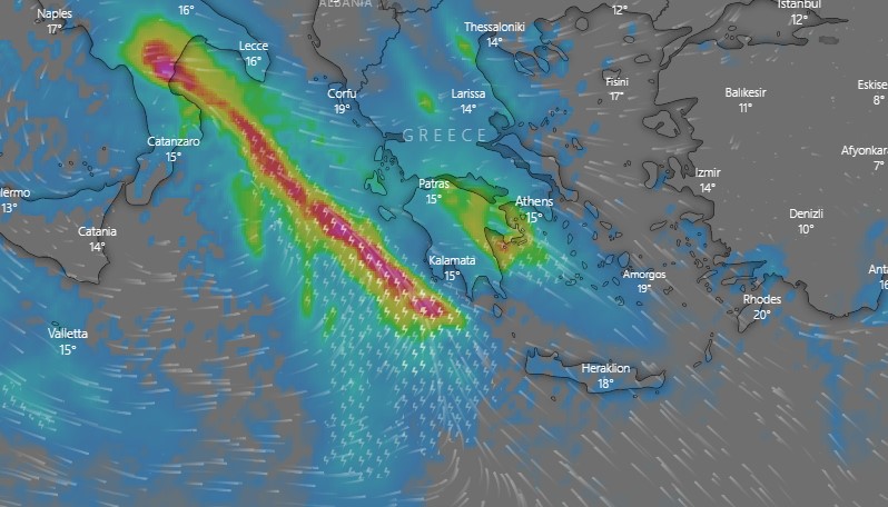 Από την Κυριακή φαίνεται πως πλησιάζει γενικευμένη κακοκαιρία