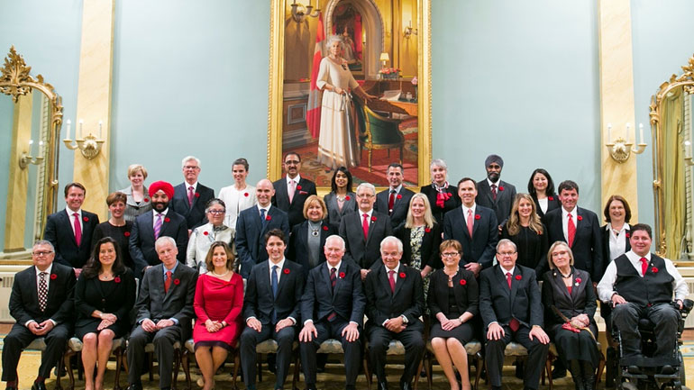 Το νέο υπουργικό συμβούλιο του Καναδά κάνει τη διαφορά