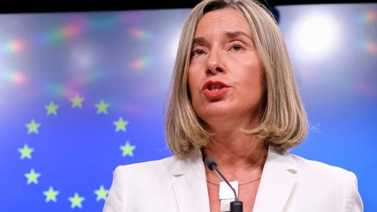 Μογκερίνι: Η Ε.Ε. καταδικάζει τους απαράδεκτους βομβαρδισμούς εναντίον αμάχων στη βορειοδυτική Συρία