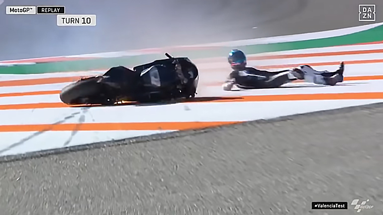MotoGP2020: Η πρώτη πτώση του Alex Marquez!