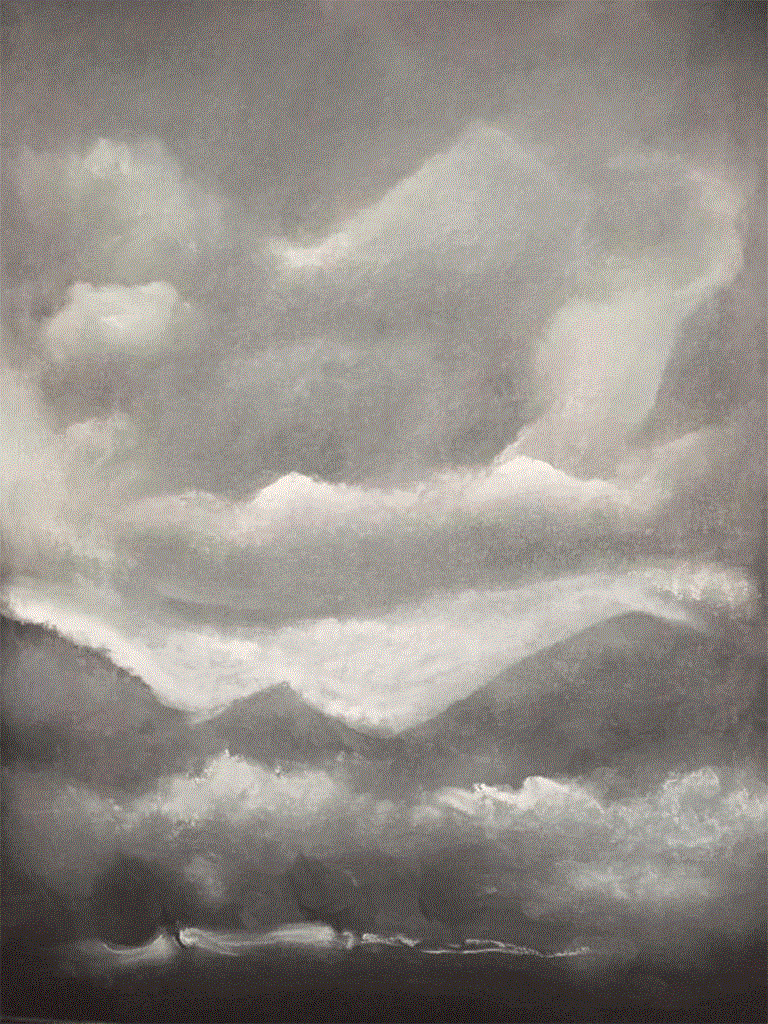 Ένα από τα ζωγραφικά  έργα που θα παρουσιάσει στην έκθεση του ο Λουδοβίκος των Ανωγείων