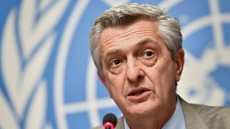 Στη Μυτιλήνη ο ύπατος αρμοστής του ΟΗΕ για τους πρόσφυγες