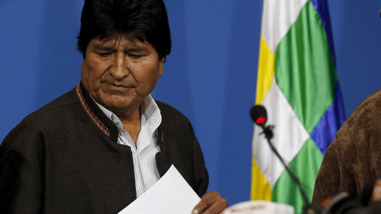 Βολιβία: Για τρομοκρατία κατηγορεί η μεταβατική κυβέρνηση τον πρώην πρόεδρο Έβο Μοράλες