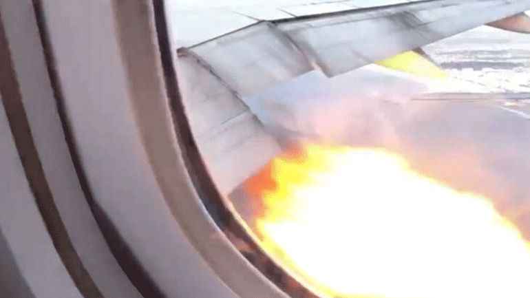 Λος Άντζελες: Έκτακτη προσγείωση αεροσκάφους λόγω φωτιάς στον κινητήρα