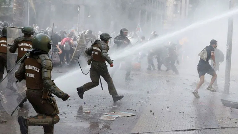 Συνεχίζονται τα βίαια επεισόδια στη Χιλή