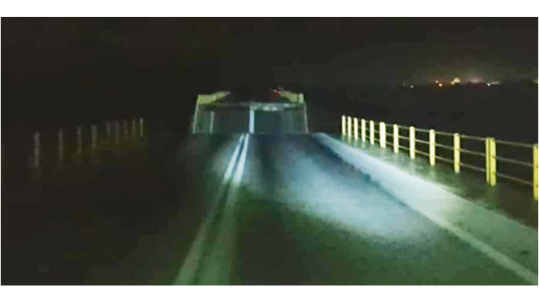 Κατέρρευσε γέφυρα στη Ρόδο λόγω κακοκαιρίας