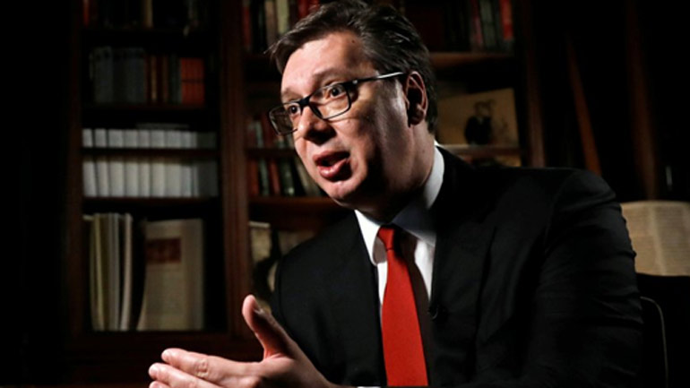 Πρόεδρος της Σερβίας Αλεξάνταρ Βούτσιτς: «Θα ήθελαν να με κρεμάσουν στις Βρυξέλλες»