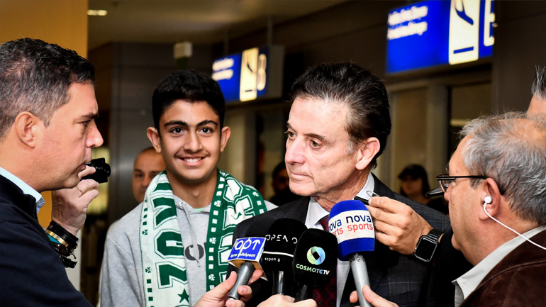 Το καλωσόρισμα της Euroleague στον Ρικ Πιτίνο