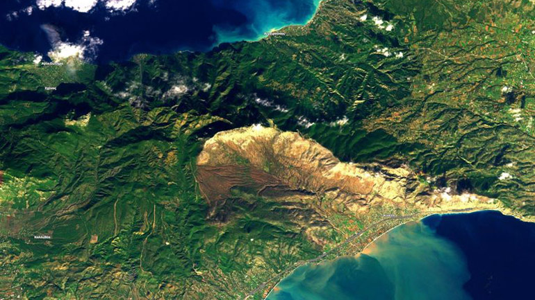 Οι καταστροφές στην Κινέτα όπως καταγράφηκαν από δορυφόρο