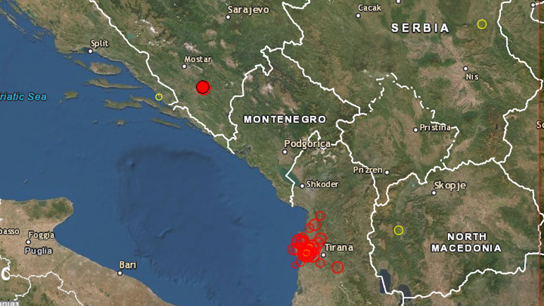 Ισχυρός σεισμός 5,4 Ρίχτερ και στη Βοσνία