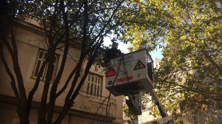 Δράσεις καθαριότητας του δήμου Αθηναίων στο Μεταξουργείο