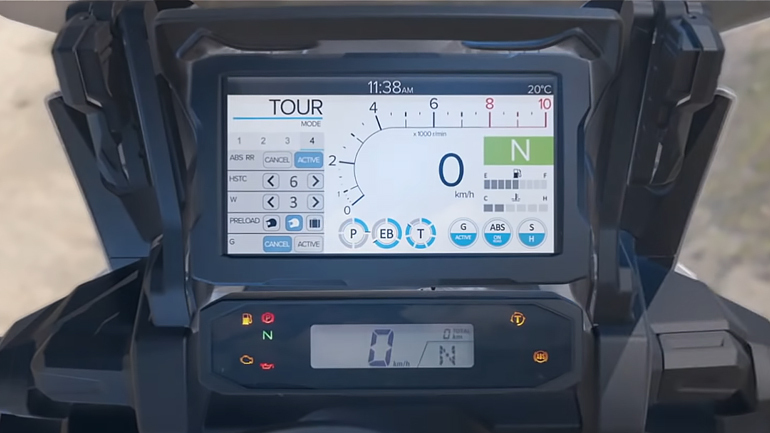 Honda Africa CRF1100L Africa Twin: Δείτε τι κάνει η οθόνη του