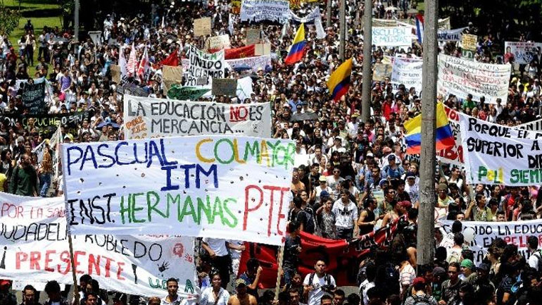 Νέες κινητοποιήσεις στην Κολομβία από την προσεχή Τετάρτη