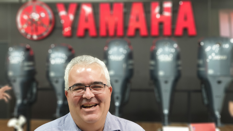 Ο υπεύθυνος τεχνικής εκπαίδευσης της Μοτοδυναμικής Γιάννης Μουστάκης σε μεγάλα κέφια!