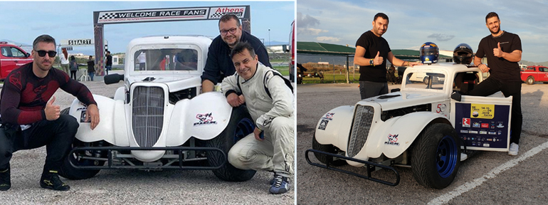 Από δεξιά: Κωνσταντίνος Βασάλος, Βασίλης Σαρημπαλίδης, Δημήτρης Διατσίδης, Γιάννης Μάριος Παπαδόπουλος και Γιούρκας Σειταρίδης