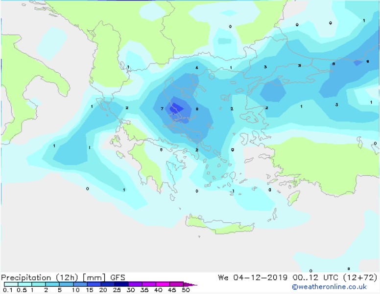 Πρόγνωση βροχής για Τετάρτη (4/12)