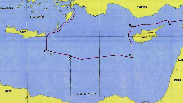 Αυτός είναι ο χάρτης της συμφωνίας Τουρκίας-Λιβύης Αυτός είναι ο χάρτης της συμφωνίας Τουρκίας-Λιβύης