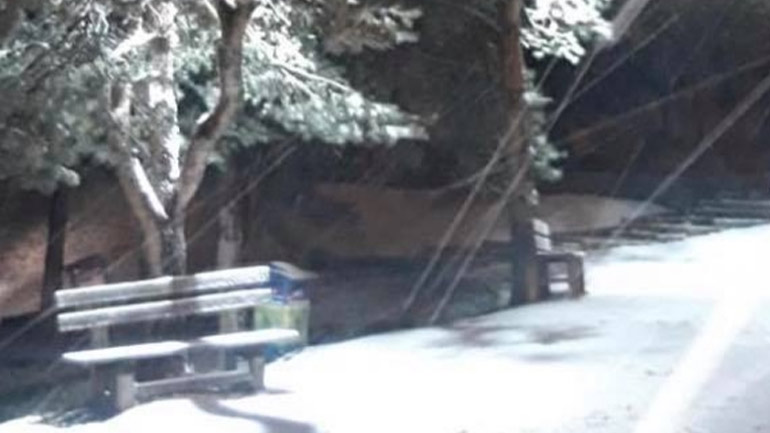 Τα πρώτα χιόνια στην ορεινή Ξάνθη