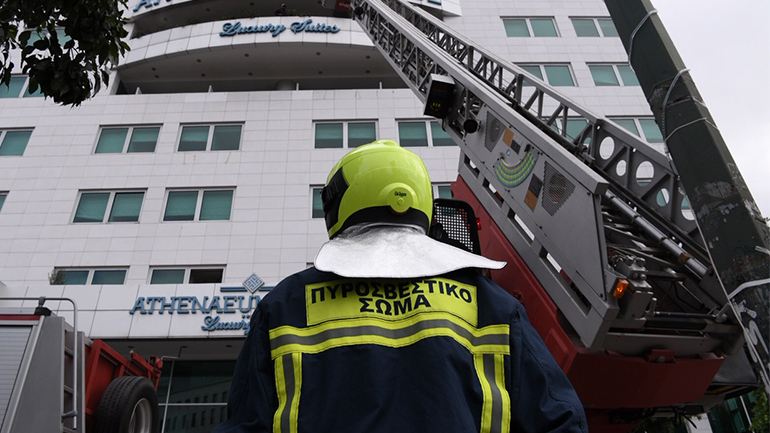 Φωτιά σε ξενοδοχείο στη Συγγρού