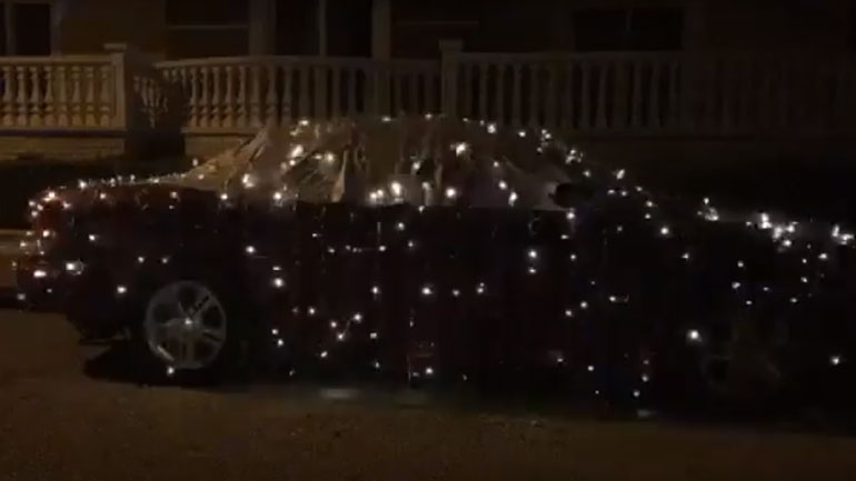 Κατερίνη: Το πιο… χριστουγεννιάτικο αυτοκίνητο