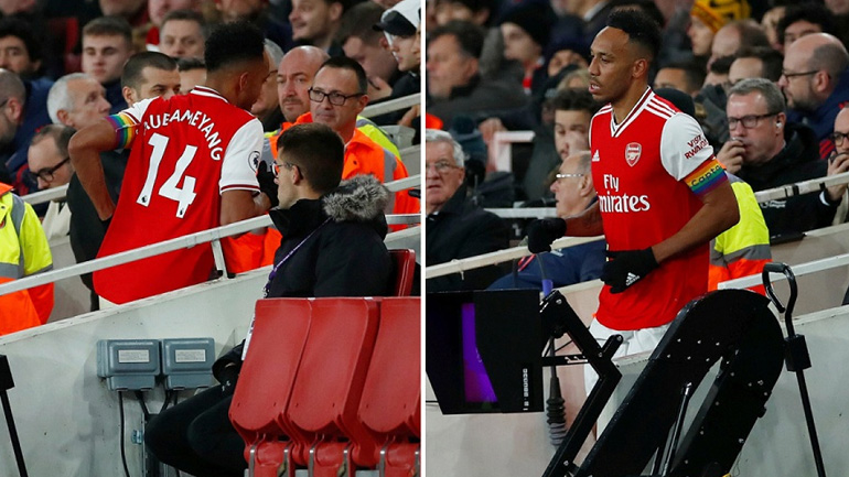 Άρσεναλ-Μπράιτον: Ο Ομπαμεγιάνγκ εγκατέλειψε τον αγωνιστικό χώρο για να πάει… τουαλέτα