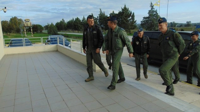 Επίσκεψη των αρχηγών ΓΕΑ Ελλάδας και Βελγίου στην αεροπορική βάση Αράξου