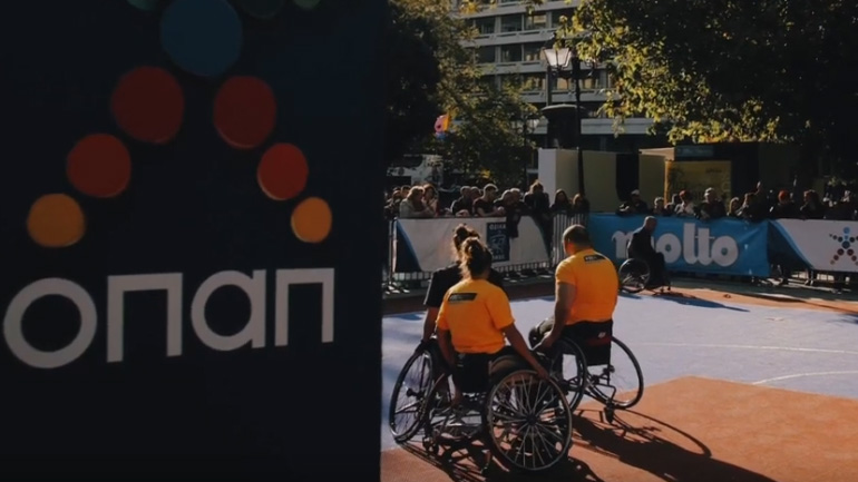 3ο Ηοpe Streetball: Η μεγάλη γιορτή του μπάσκετ με αμαξίδιο στην πλατεία Συντάγματος με τον ΟΠΑΠ