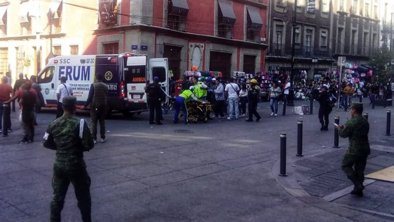 Πυροβολισμοί με τέσσερις νεκρούς κοντά στο Εθνικό Ανάκτορο του Μεξικού