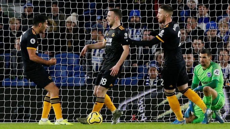 Ισόπαλες 2-2 Μπράιτον και Γουλβς