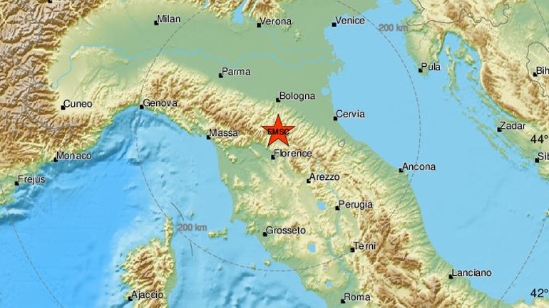 Σεισμική δόνηση 4,8R στη βόρεια Ιταλία