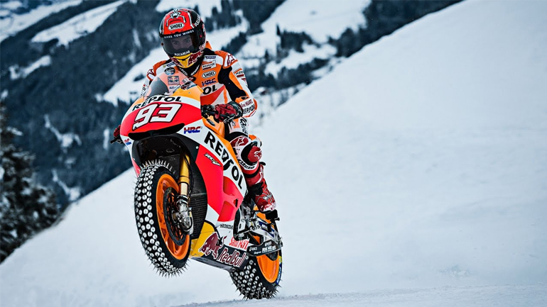 MotoGP #Throwback: Marc Marquez on.. Ice!