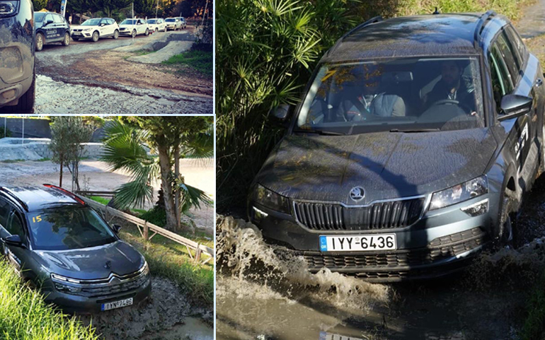 Είχε πολλά SUV για δοκιμή στην εκδήλωση της εταιρείας Μακρής