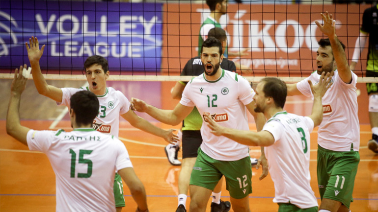 Βόλεϊ: Στην κορυφή ο Παναθηναϊκός, 3-0 σετ την Ελπίδα Αμπελοκήπων