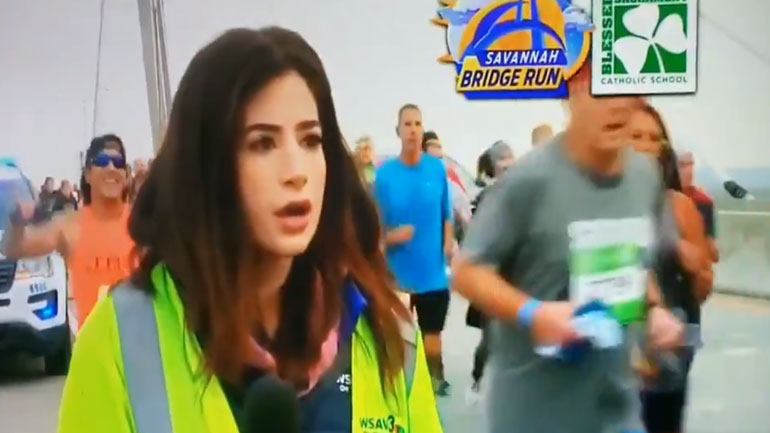 ΗΠΑ: Δρομέας παρενόχλησε δημοσιογράφο στον «αέρα» – Της έπιασε τα οπίσθια