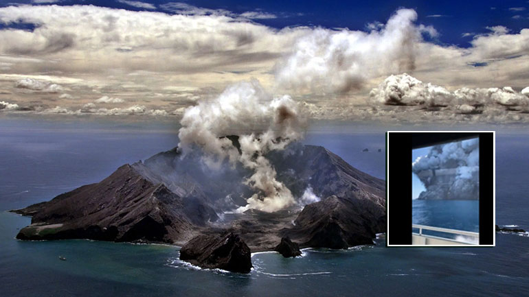 To ηφαίστειο εξαφάνισε τη ζωή από το νησί Γουάιτ