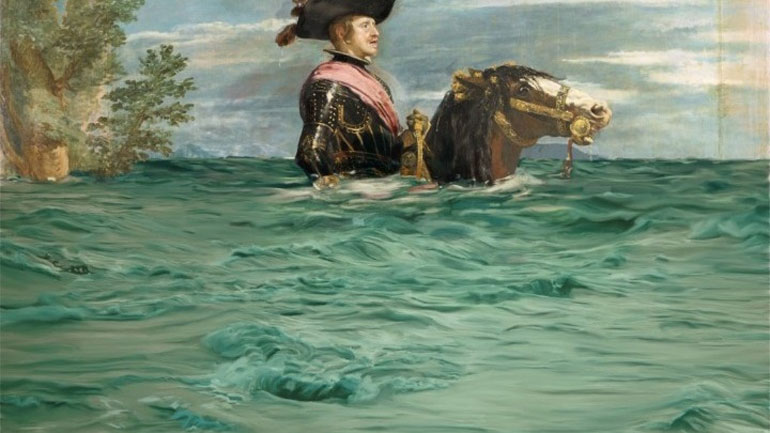 «Επέμβαση» σε πίνακες του Πράδο για τη δυστοπία της κλιματικής αλλαγής