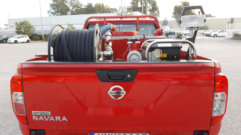 Εύκολη πρόσβαση στα εργαλεία δουλειάς ενός πυροσβέστη...