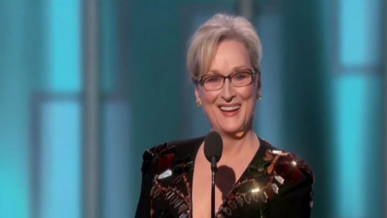 Η Μέριλ Στριπ  έσπασε το προσωπικό της ρεκόρ στις Χρυσές Σφαίρες