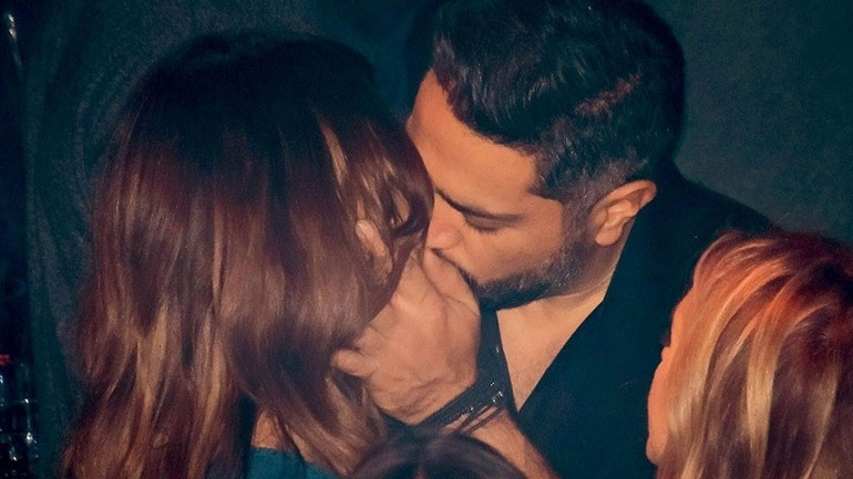 Βάσω Λασκαράκη – Λευτέρης Σουλτάτος: Παθιασμένα φιλιά για το νιόπαντρο ζευγάρι