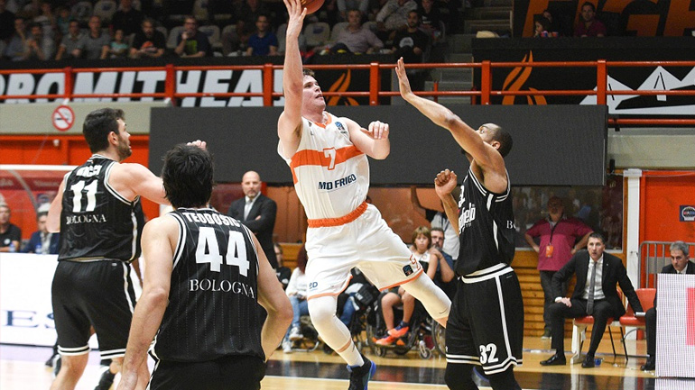 Λύγισε στην Ιταλία ο Προμηθέας, ηττήθηκε 88-75 από τη Βίρτους Μπολόνια