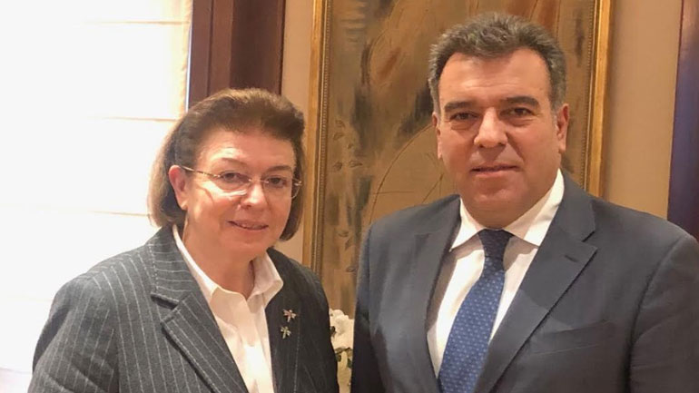 Συνάντηση Κόσνολα – Μενδώνη για συνεργασία των δύο Υπουργείων Συνάντηση Κόσνολα – Μενδώνη για συνεργασία των δύο Υπουργείων