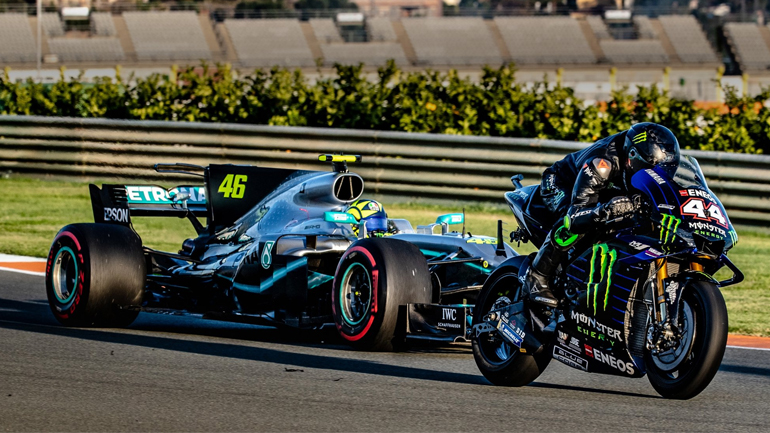 Ο Rossi στην F1, ο Hamilton στο MotoGP! Ο Rossi στην F1, ο Hamilton στο MotoGP!