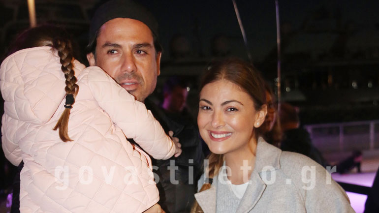 Δέσποινα Καμπούρη – Βαγγέλης Ταρασιάδης: Στο παγοδρόμιο με τις κόρες τους