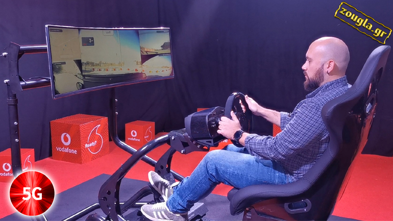 Vodafone 5G στα Τρίκαλα: Οδηγήσαμε αυτοκίνητο εξ αποστάσεως! Vodafone 5G στα Τρίκαλα: Οδηγήσαμε αυτοκίνητο εξ αποστάσεως!
