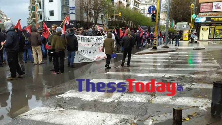 Θεσσαλονίκη: Συγκέντρωση και πορεία διαμαρτυρίας υπέρ των καταλήψεων