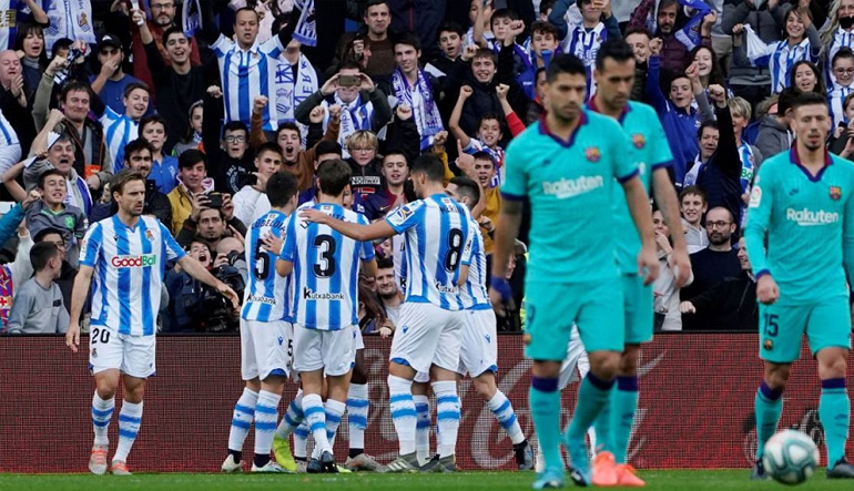 Ισπανία: Η Σοσιεδάδ… φρέναρε την Μπαρτσελόνα πριν το «clasico»