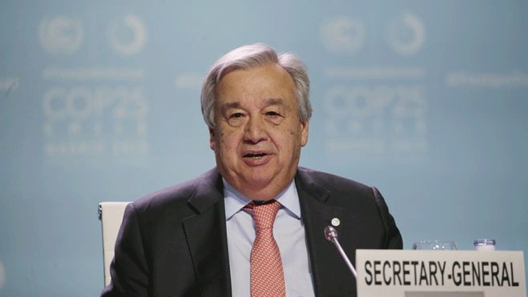 Αντόνιο Γκουτιέρες: «Απογοητεύθηκα από το αποτέλεσμα της COP25»