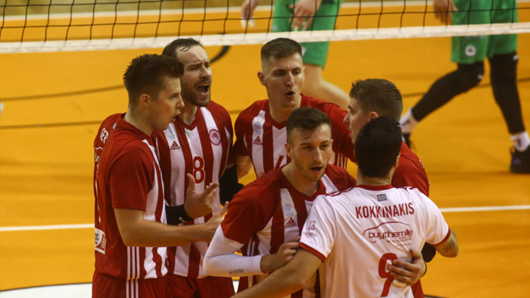 Βόλεϊ: Νικητής στο ντέρμπι των «αιωνίων» ο Ολυμπιακός, επικράτησε με 3-2 σετ του Παναθηναϊκού