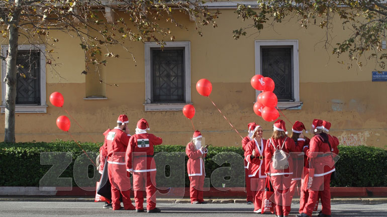 Κλειστοί δρόμοι στην Αθήνα για το «Santa Run»